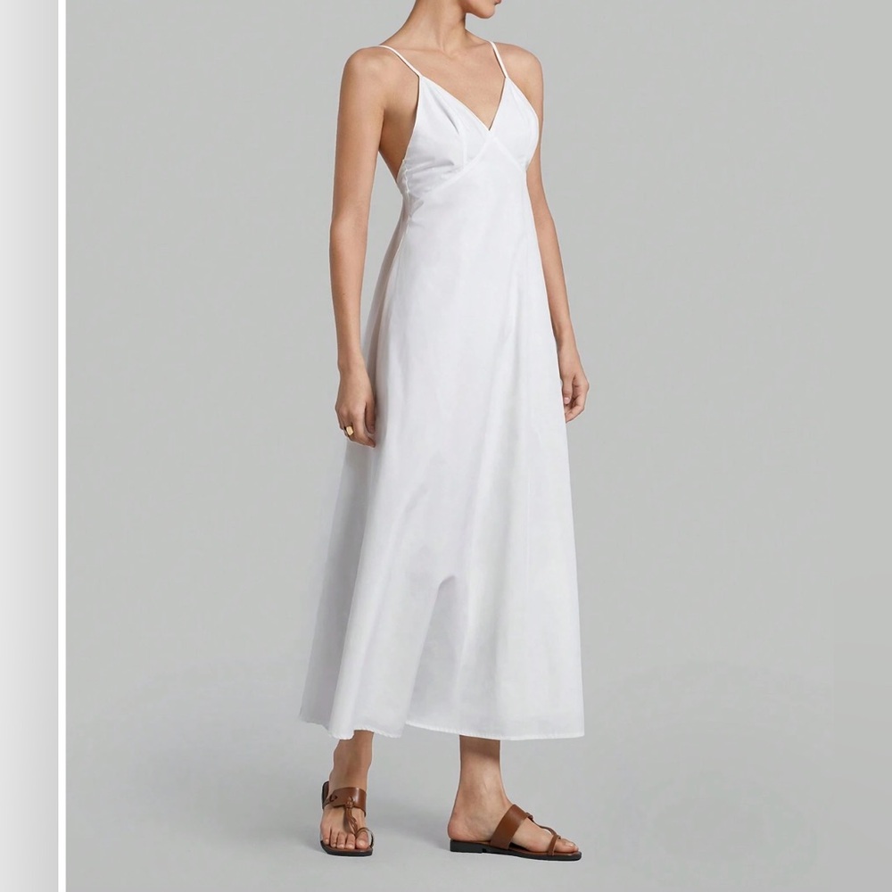 LAST ONE 🔥 Boho Low Back Maxi Dress White - Picture 5 of 6